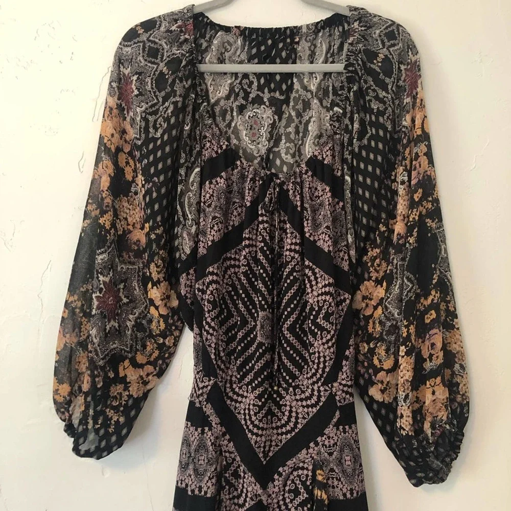 26) FREE PEOPLE Seven Wonders Mini Dress NWT sz S! - Picture 9 of 15